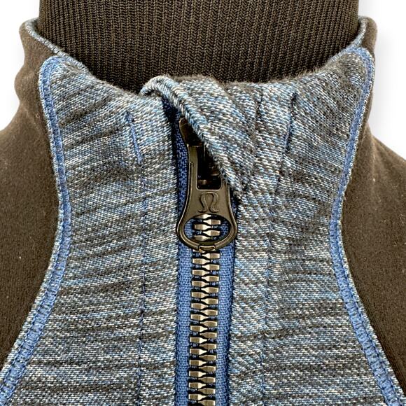 Lululemon | Size 4 | Blue / Black Slub Denim Reversible Limitless Forme Jacket - Picture 9 of 12